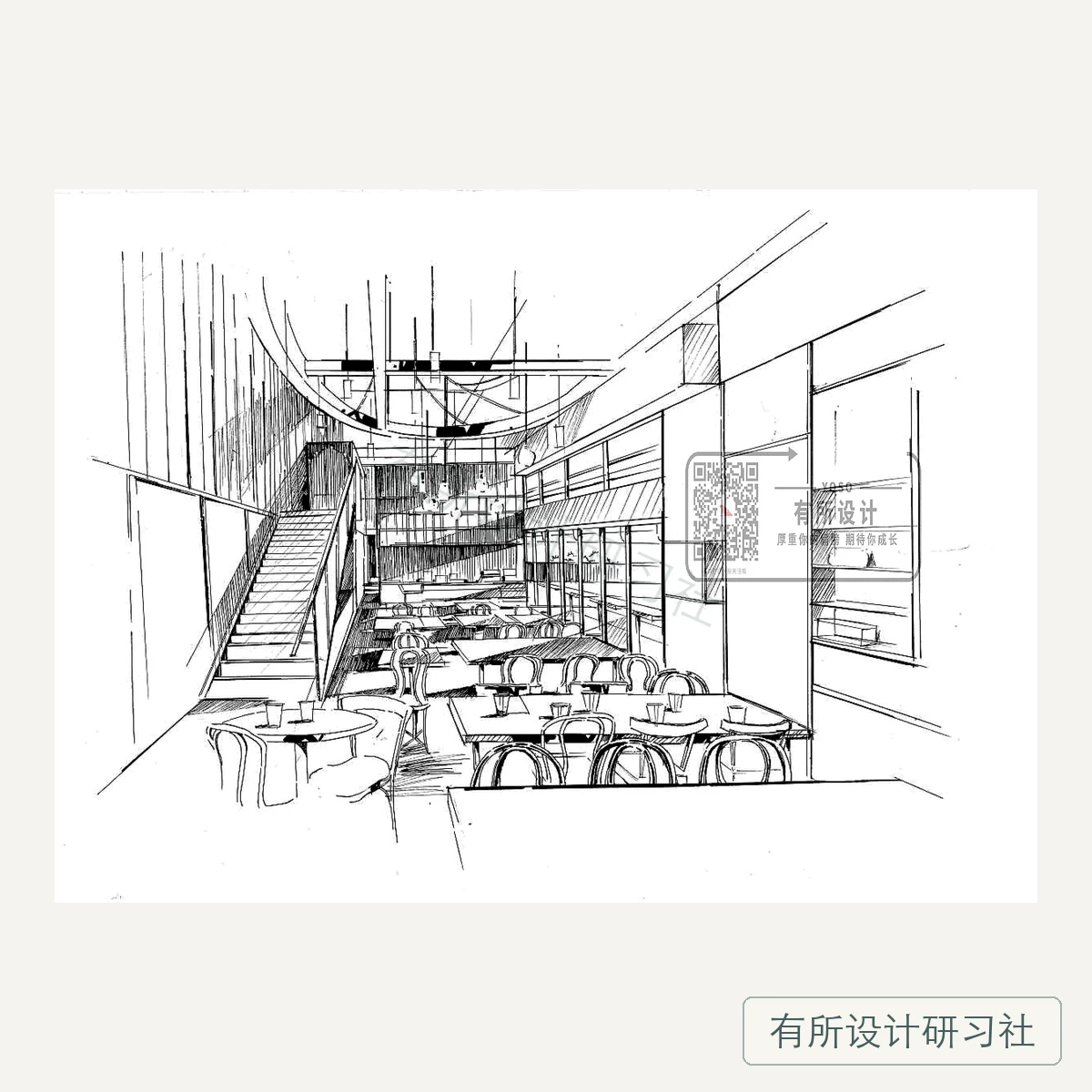 环艺学员手绘作品 3
