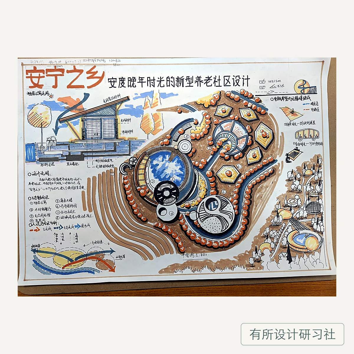 环艺学员手绘作品 19