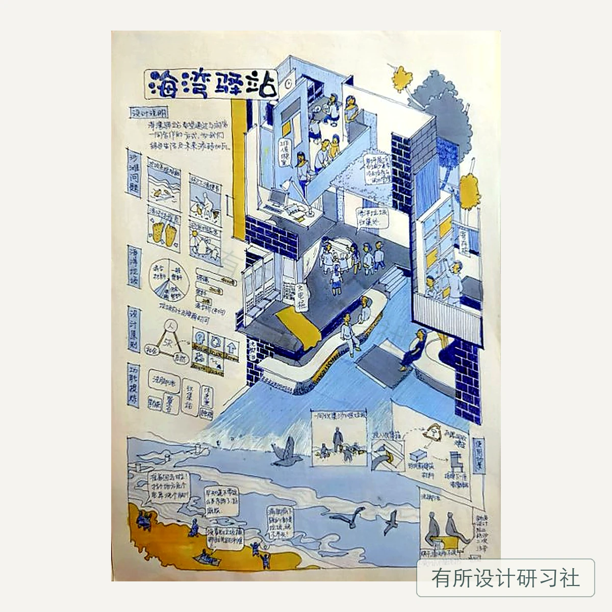 环艺学员手绘作品 23