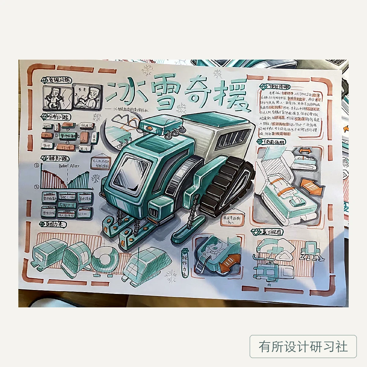 产品学员手绘作品 6