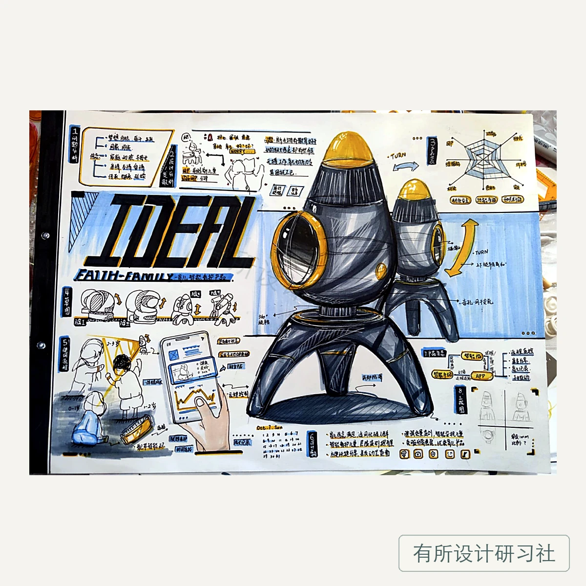 产品学员手绘作品 10